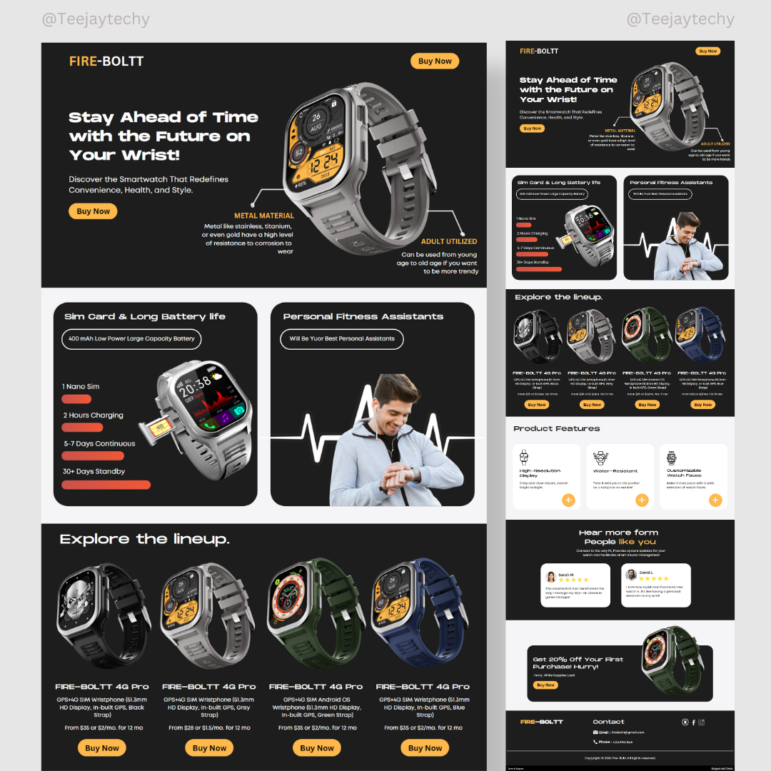 smart watch salesfunnel